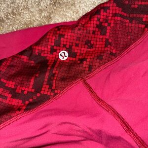 Lululemon Red Leggings